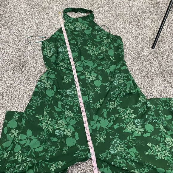 Baltic Born Freya Halter Jumpsuit Emerald Green Floral Print Women’s XL - Picture 8 of 9